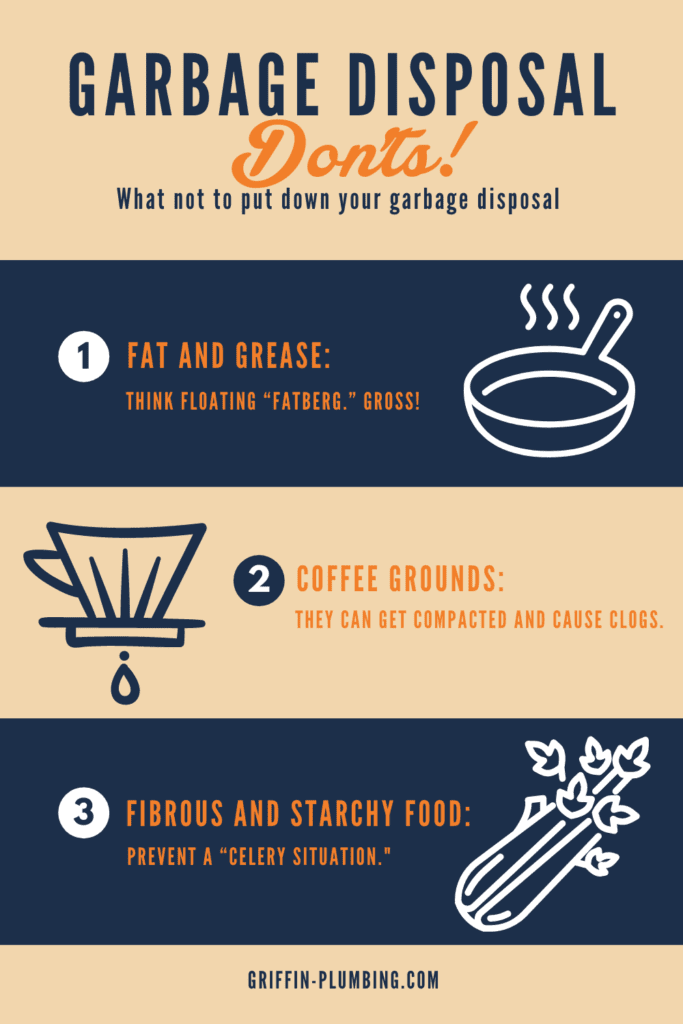 Garbage Disposal Dos and Don'ts - Griffin Plumbing, Inc.