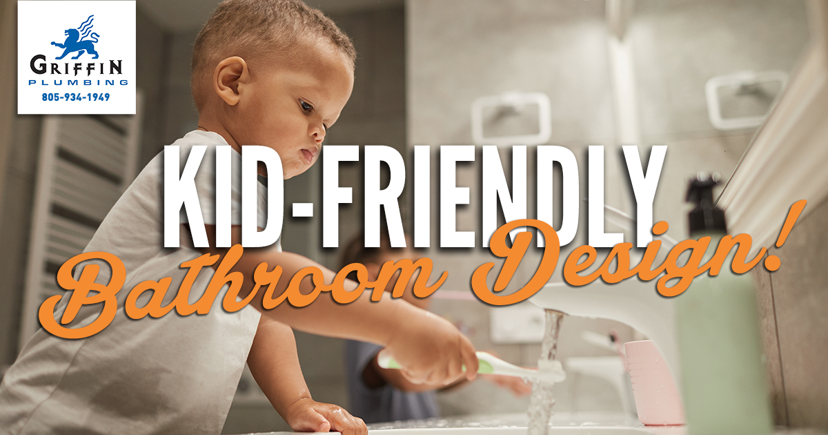 Our Arroyo Grande Plumbers can assist with your next kid-friendly bathroom remodel.