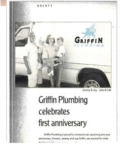 Griffin Plumbing has served Santa Maria's plumbing needs for 20 years. 